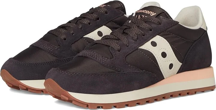 Saucony Originals Jazz Original Women's Classic Shoes Mud/Ivory : 6 B - Medium, Suede/Textile