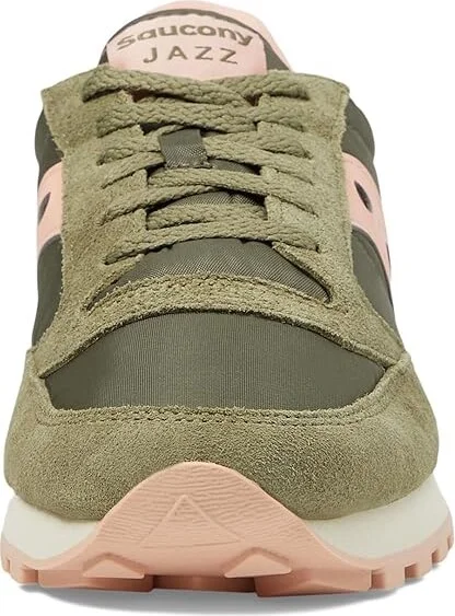 Saucony Originals Jazz Original Women's Classic Shoes Olive/Peach : 5.5 B - Medium, Suede/Textile - Image 5
