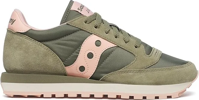 Saucony Originals Jazz Original Women's Classic Shoes Olive/Peach : 5.5 B - Medium, Suede/Textile - Image 7
