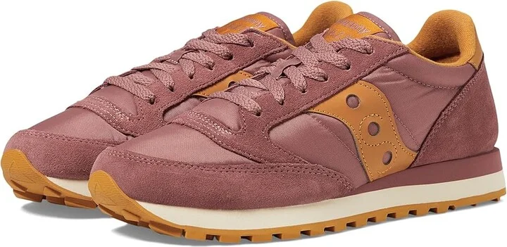 Saucony Originals Jazz Original Women's Classic Shoes Pink/Orange : 5.5 B - Medium, Suede/Textile