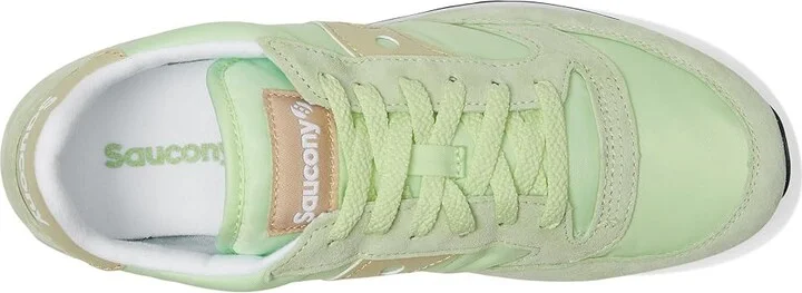 Saucony Originals Jazz Triple Women's Shoes Green/Gold : 5 B - Medium, Textile/Synthetic - Image 2
