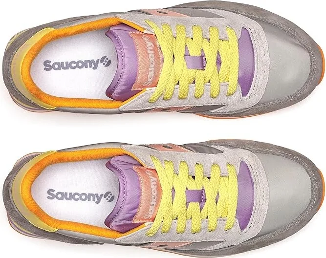 Saucony Originals Jazz Triple Women's Shoes Grey/Peach : 5.5 B - Medium, Textile/Synthetic - Image 2