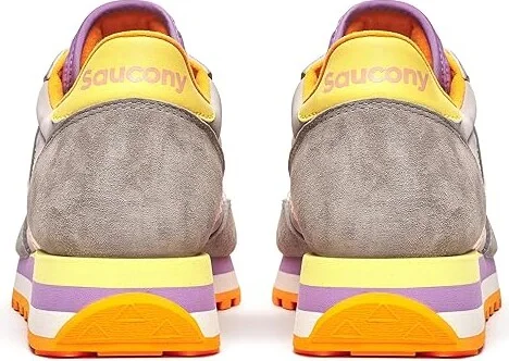 Saucony Originals Jazz Triple Women's Shoes Grey/Peach : 5.5 B - Medium, Textile/Synthetic - Image 4