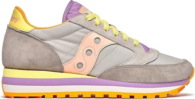 Saucony Originals Jazz Triple Women's Shoes Grey/Peach : 5.5 B - Medium, Textile/Synthetic - Image 6