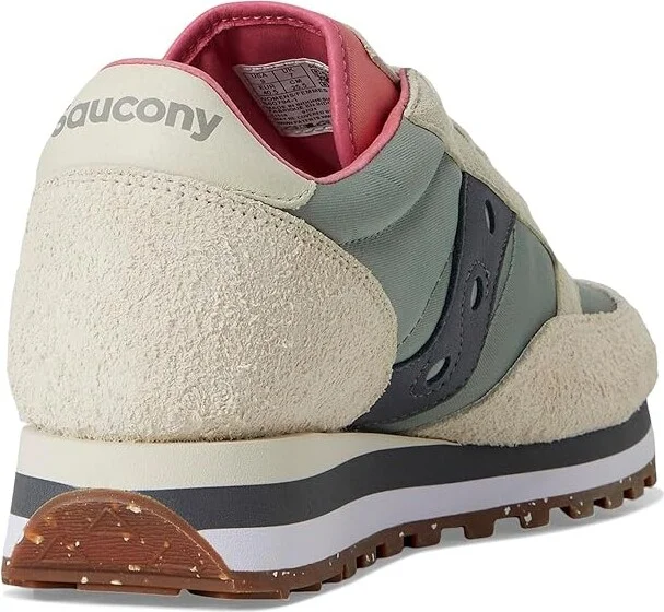 Saucony Originals Jazz Triple Women's Shoes Mud/Ivory : 6.5 B - Medium, Textile/Synthetic - Image 4