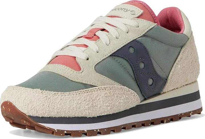 Saucony Originals Jazz Triple Women's Shoes Mud/Ivory : 6.5 B - Medium, Textile/Synthetic - Image 5