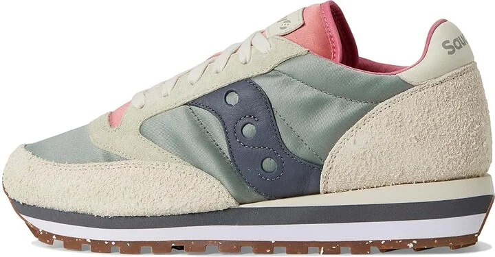 Saucony Originals Jazz Triple Women's Shoes Mud/Ivory : 6.5 B - Medium, Textile/Synthetic - Image 6