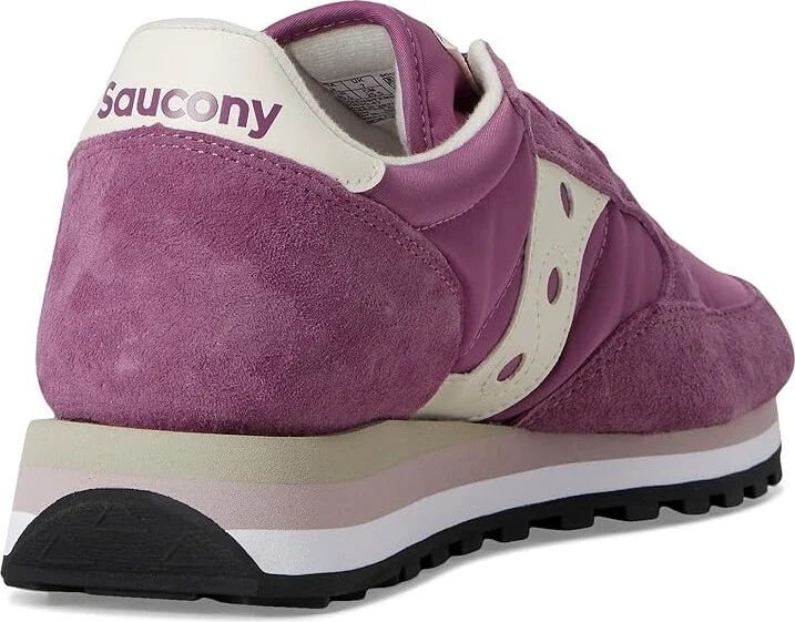 Saucony Originals Jazz Triple Women's Shoes Purple/Cream : 5.5 B - Medium, Textile/Synthetic - Image 4
