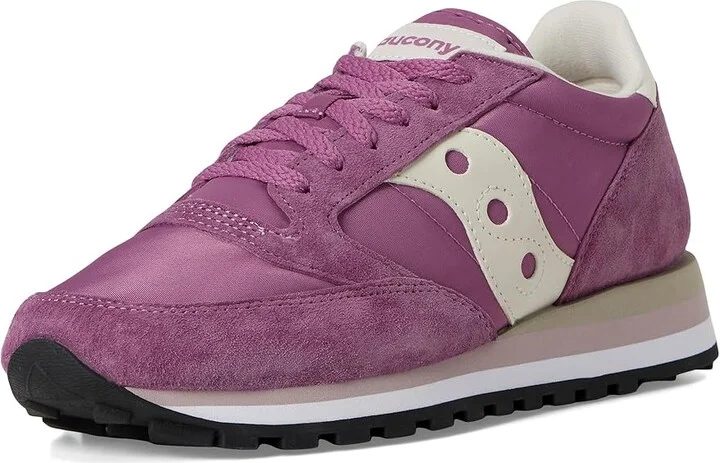 Saucony Originals Jazz Triple Women's Shoes Purple/Cream : 5.5 B - Medium, Textile/Synthetic - Image 5