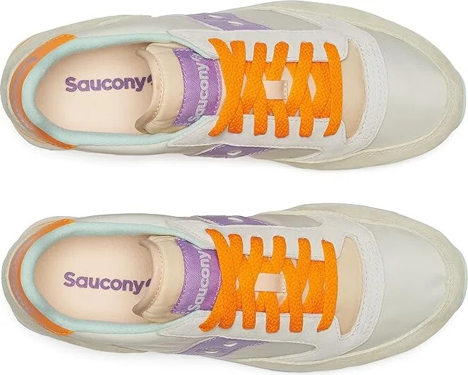 Saucony Originals Jazz Triple Women's Shoes Tan/Lilac : 5.5 B - Medium, Textile/Synthetic - Image 2