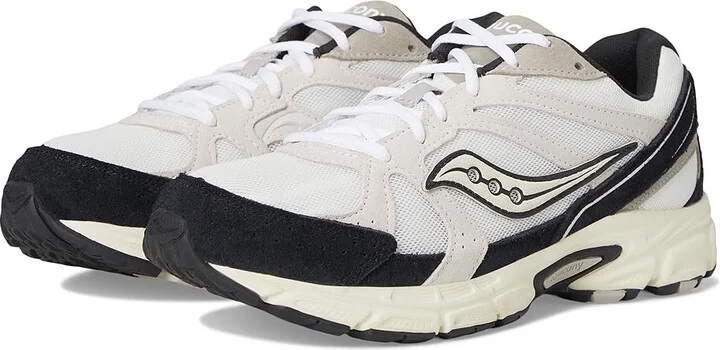 Saucony Originals Ride Millennium Lace-up Boots White/Black : Men's 7 - Women's 8.5 Medium, Leather