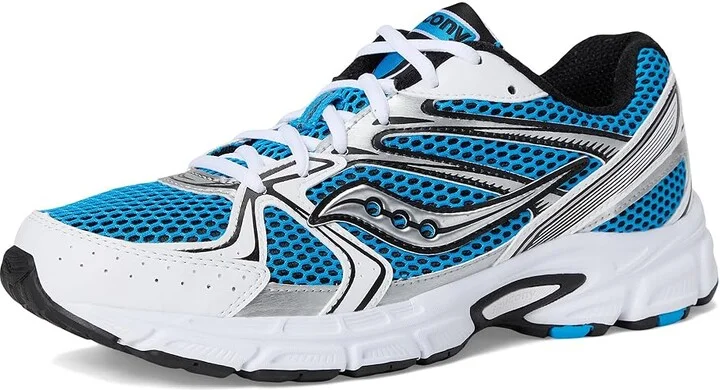 Saucony Originals Ride Millennium Lace-up Boots White/Diva Blue : Men's 11.5 - Women's 13 Medium, Leather - Image 5