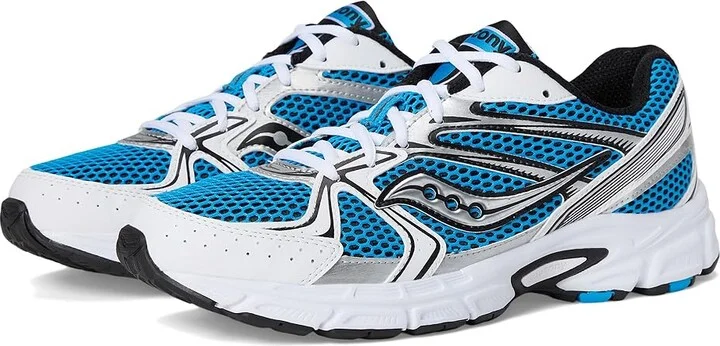 Saucony Originals Ride Millennium Lace-up Boots White/Diva Blue : Men's 11.5 - Women's 13 Medium, Leather