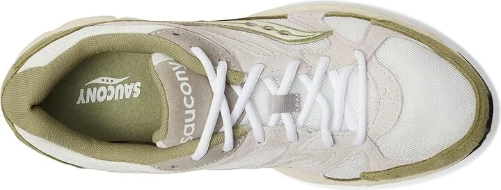 Saucony Originals Ride Millennium Lace-up Boots White/Green : Men's 8 - Women's 9.5 Medium, Leather - Image 2