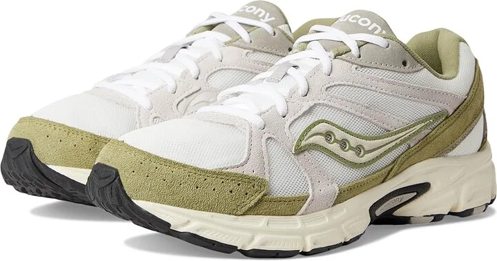 Saucony Originals Ride Millennium Lace-up Boots White/Green : Men's 8 - Women's 9.5 Medium, Leather