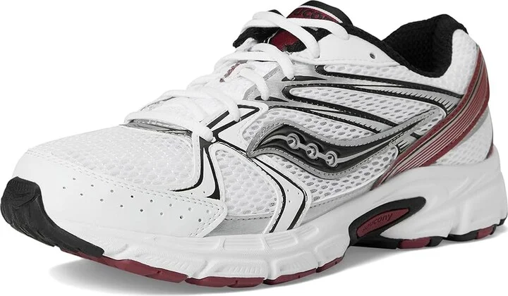 Saucony Originals Ride Millennium Lace-up Boots White/Red : Men's 8.5 - Women's 10 Medium, Leather - Image 5