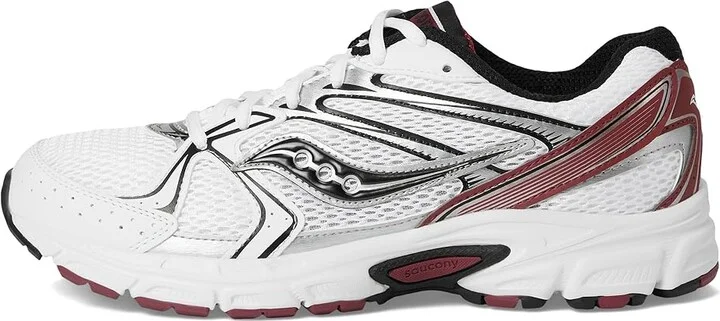Saucony Originals Ride Millennium Lace-up Boots White/Red : Men's 8.5 - Women's 10 Medium, Leather - Image 6