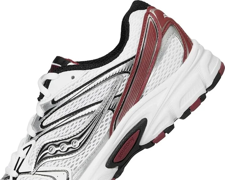 Saucony Originals Ride Millennium Lace-up Boots White/Red : Men's 8.5 - Women's 10 Medium, Leather - Image 7