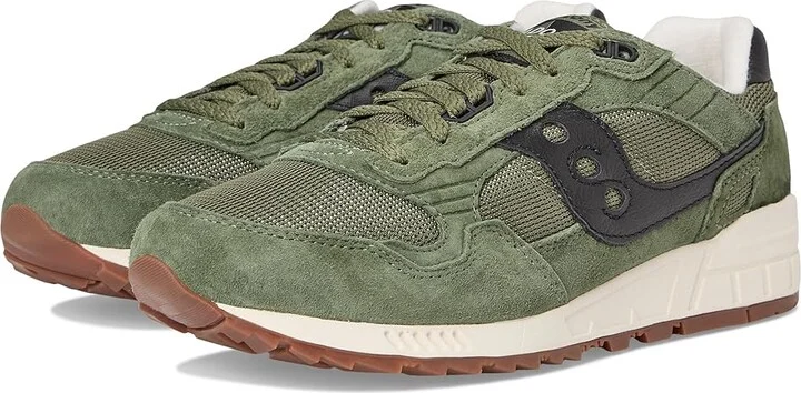 Saucony Originals Shadow 5000 Lace-up Boots Green/Black : Men's 9 - Women's 10.5 Medium, Suede/Textile