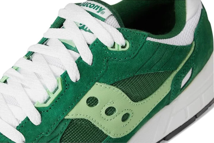 Saucony Originals Shadow 5000 Lace-up Boots Green/White : Men's 7.5 - Women's 9 Medium, Suede/Textile - Image 7