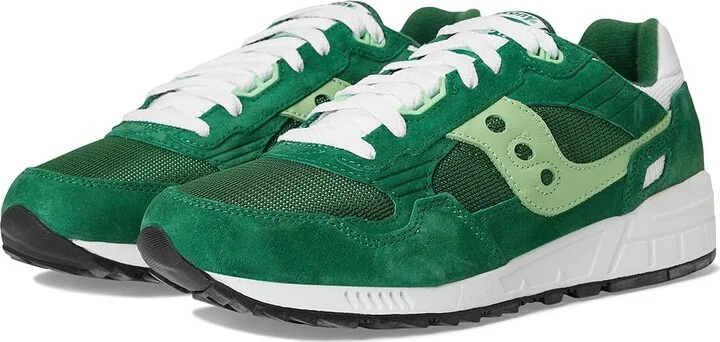 Saucony Originals Shadow 5000 Lace-up Boots Green/White : Men's 7.5 - Women's 9 Medium, Suede/Textile