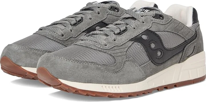 Saucony Originals Shadow 5000 Lace-up Boots Grey/Black : Men's 9 - Women's 10.5 Medium, Suede/Textile