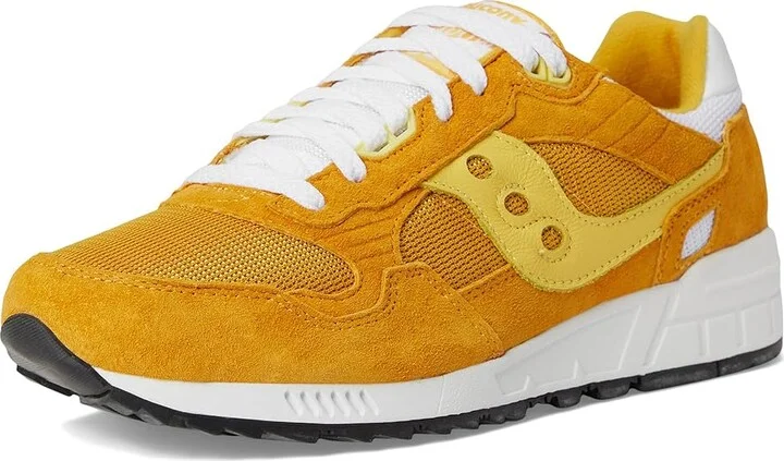 Saucony Originals Shadow 5000 Lace-up Boots Mustard/White : Men's 8.5 - Women's 10 Medium, Suede/Textile - Image 5