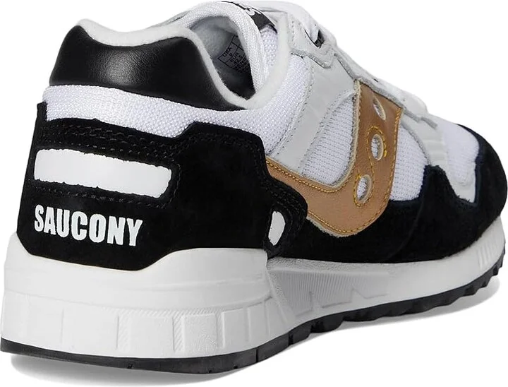 Saucony Originals Shadow 5000 Lace-up Boots White/Black/Gold : Men's 7.5 - Women's 9 Medium, Suede/Textile - Image 4