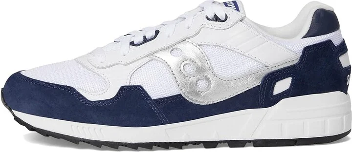 Saucony Originals Shadow 5000 Lace-up Boots White/Navy/Silver : Men's 8 - Women's 9.5 Medium, Suede/Textile - Image 6