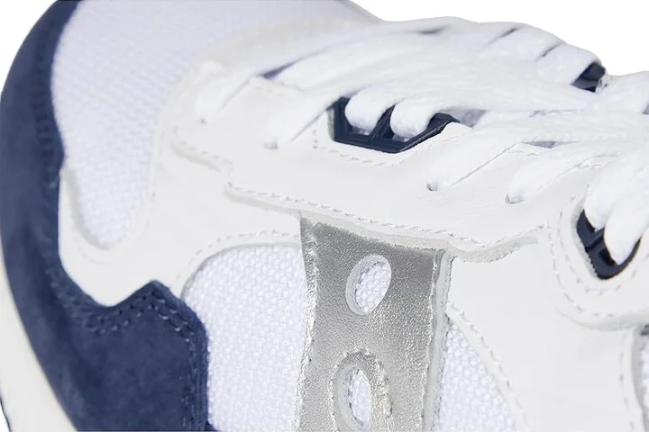 Saucony Originals Shadow 5000 Lace-up Boots White/Navy/Silver : Men's 8 - Women's 9.5 Medium, Suede/Textile - Image 7