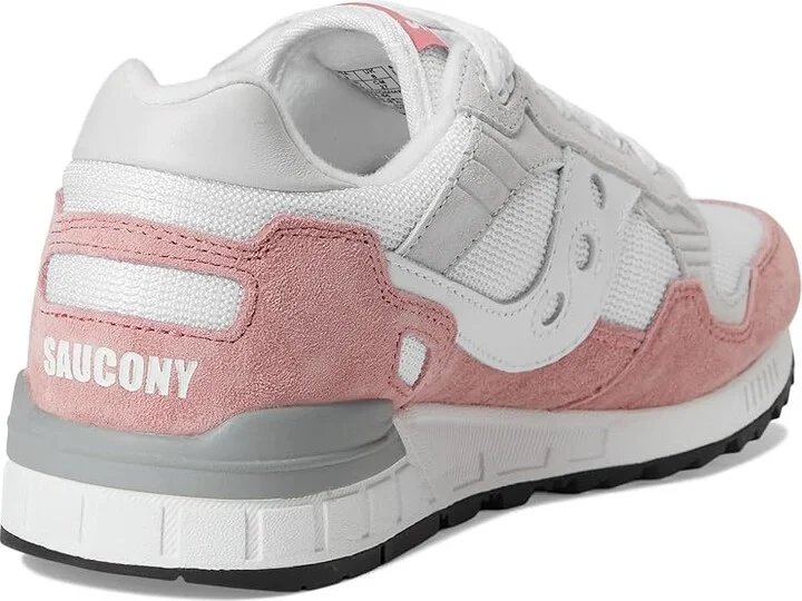 Saucony Originals Shadow 5000 Lace-up Boots White/Salmon : Men's 7 - Women's 8.5 Medium, Suede/Textile - Image 4