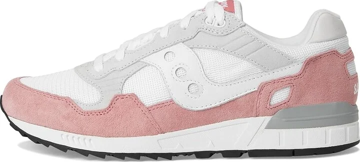 Saucony Originals Shadow 5000 Lace-up Boots White/Salmon : Men's 7 - Women's 8.5 Medium, Suede/Textile - Image 6
