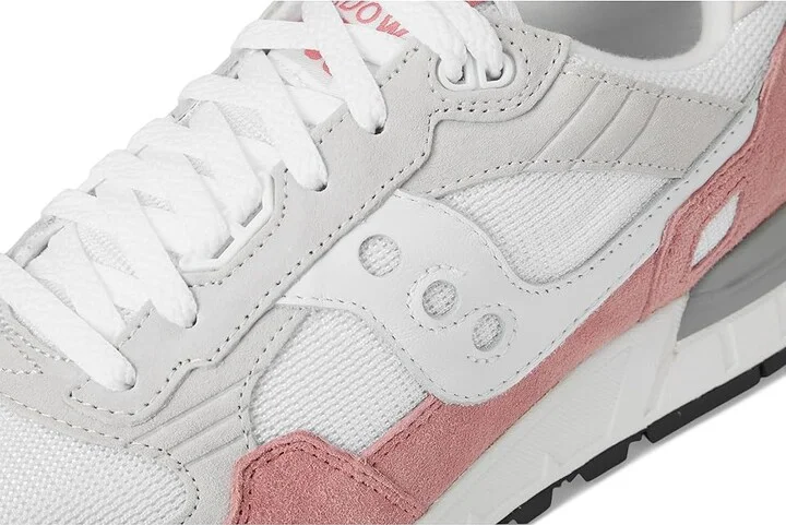 Saucony Originals Shadow 5000 Lace-up Boots White/Salmon : Men's 7 - Women's 8.5 Medium, Suede/Textile - Image 7