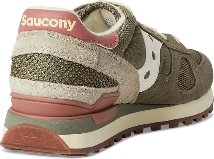 Saucony Originals Shadow Original Classic Shoes Olive/Rust : Men's 3.5 - Women's 5 Medium, Suede/Textile - Image 4