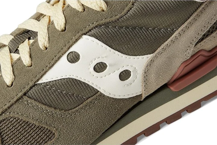 Saucony Originals Shadow Original Classic Shoes Olive/Rust : Men's 3.5 - Women's 5 Medium, Suede/Textile - Image 7