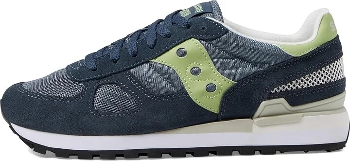 Saucony Originals Shadow Original Men's Classic Shoes Navy/Lime : Men's 6.5 - Women's 8 Medium, Rubber/Suede - Image 6