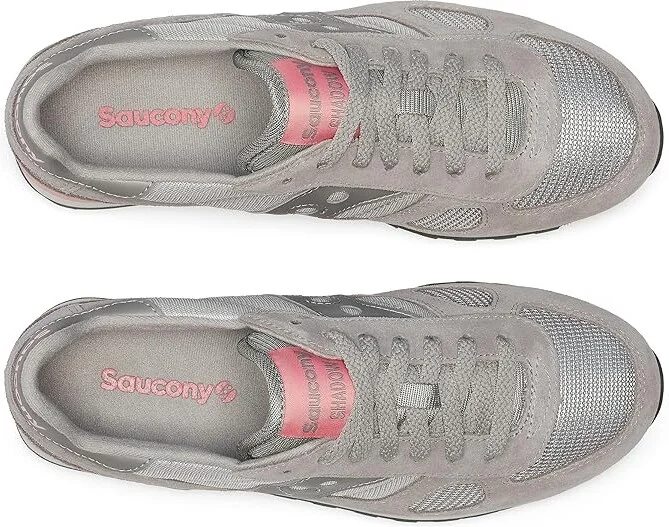 Saucony Originals Shadow Original Women's Classic Shoes Dove/Grey : 5.5 B - Medium, Suede/Synthetic/Textile - Image 2