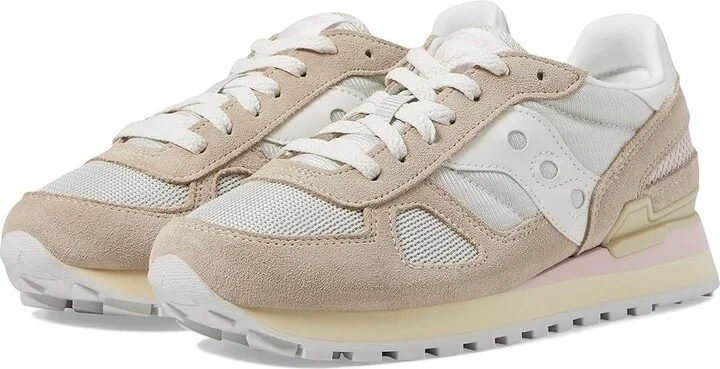 Saucony Originals Shadow Original Women's Classic Shoes Sage/White : 5 B - Medium, Suede/Synthetic/Textile