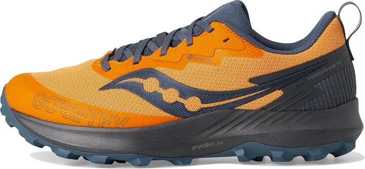 Saucony Peregrine 14 GTX Men's Shoes Peel/Shadow : 8 D - Medium, Synthetic/Textile - Image 6
