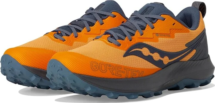 Saucony Peregrine 14 GTX Men's Shoes Peel/Shadow : 8 D - Medium, Synthetic/Textile
