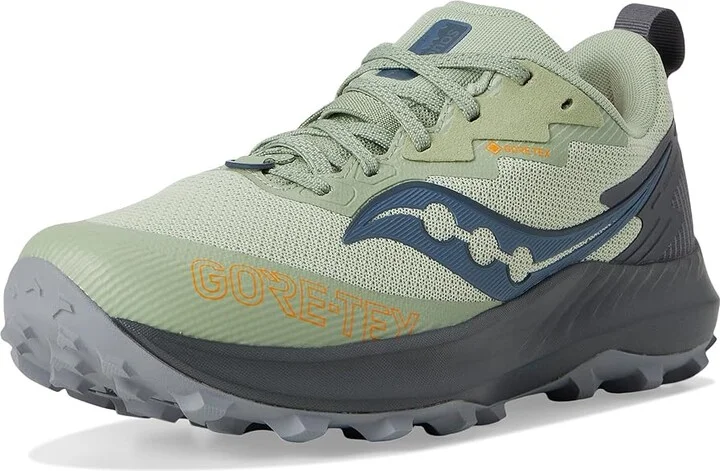 Saucony Peregrine 14 GTX(r) Women's Running Shoes Sage/Carbon : 11.5 B - Medium, Rubber - Image 5