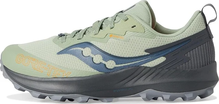 Saucony Peregrine 14 GTX(r) Women's Running Shoes Sage/Carbon : 11.5 B - Medium, Rubber - Image 6