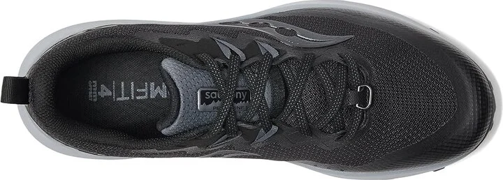 Saucony Peregrine 14 Men's Shoes Black/Carbon : 7 E - Wide, Synthetic - Image 2