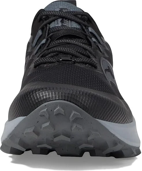 Saucony Peregrine 14 Men's Shoes Black/Carbon : 7 E - Wide, Synthetic - Image 3