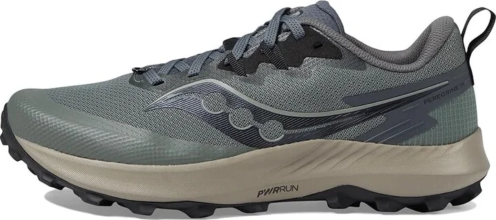 Saucony Peregrine 14 Men's Shoes Bough/Shadow : 7 D - Medium, Synthetic - Image 5