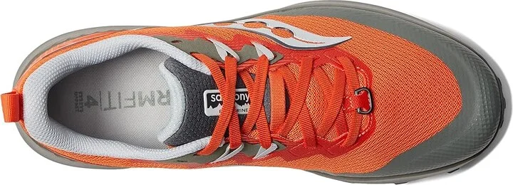 Saucony Peregrine 14 Men's Shoes Pepper/Bough : 8 D - Medium, Synthetic - Image 2