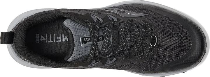 Saucony Peregrine 14 Women's Shoes Black/Carbon : 5.5 D - Wide - Image 2