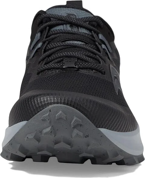 Saucony Peregrine 14 Women's Shoes Black/Carbon : 5.5 D - Wide - Image 3