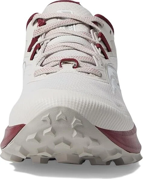 Saucony Peregrine 14 Women's Shoes Dove/Currant : 10.5 B - Medium - Image 3