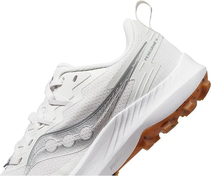 Saucony Peregrine 14 Women's Shoes Fog/Gum : 5 B - Medium - Image 4